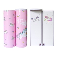 Étuis à crayons NBX Étui à crayons debout multifonctionnel Organisateur à double couche cylindrique Porte-sac à stylo mignon avec miroir Bloc-notes effaçable Calculatrice Boîte de papeterie de grande capacité pour écoliers Enfants