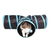 Tunnel intérieur pour chat Tunnel pliable à 3 voies pour animaux de compagnie