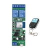 Tuya 2CH DC5V / 7-32V Commutateur WiFi Module de relais sans fil Fonction de synchronisation Commutateur à distance pour Android / IOS Télécommande Tuya APP Compatible avec Amazon Alexa Google Home