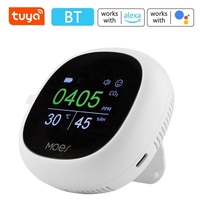 Tuya BT Digital Display NDIR Capteur de dioxyde de carbone Moniteur portatif de la qualité de l