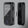 Tuya Smart Lock Verrouillage porte porte porte porte verrou avec poignée empreinte digitale Verrouillage porte porte porte porte porte porte verrou électronique verrou à verrou à verrou à verrou à porte intelligente Compatible avec Tuya APP