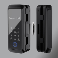 Tuya Smart Lock Verrouillage porte porte porte porte verrou avec poignée empreinte digitale Verrouillage porte porte porte porte porte porte verrou électronique verrou à verrou à verrou à verrou à porte intelligente Compatible avec Tuya APP
