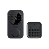 Tuya Smart Video Doorbell Caméra HD sans fil PIR Détection de mouvement Alarme IR Sécurité Porte Bell Interphone Wi-Fi pour la maison Appartement