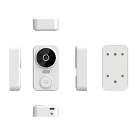 Tuya Smart Video Doorbell Caméra HD sans fil PIR Détection de mouvement Alarme IR Sécurité Porte Bell Interphone Wi-Fi pour la maison Appartement