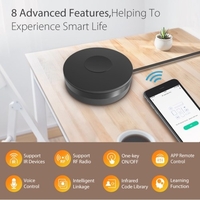 Tuya Universal Smart 2.4G WiFi IR Télécommande Compatible avec Alexa Google Home Commande Vocale Infrarouge Smart Domotique