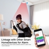 Tuya Wifi capteur de sirène Intelligent alarme sonore et visuelle 90dB alarme forte APP télécommande système de sécurité à domicile Compatible avec la vie intelligente