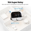 Tuya WIFI Contrôleur de température Programmable hebdomadaire Réglage de la temporisation de la température Mobilephone Tuya SmartLife APP Télécommande Compatible avec Yandex Alice Amazon Alexa et Google Home pour le contrôle vocal