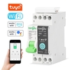 Tuya Wifi Disjoncteur Intelligent Compatible avec Alexa Google Home Commande Vocale 16A (avec Fonction de Mesure)