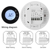 Tuya WiFi LCD affichage Thermostat Intelligent Programmable régulateur de température APP contrôle Compatible avec Alexa Google Home commande vocale