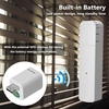 Tuya WIFI M515EGWT Moteur de rideau de perle de traction intelligent Moteur de rideau électrique pour hôtel domestique intelligent Contrôle APP Télécommande Commande vocale silencieuse Compatible avec Alexa Google Home avec récepteur WiFi USB