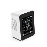 Tuya Wifi Portable Air Quality Meter 7in1 PM2.5 CO2 TVOC HCHO AQI Testeur d