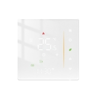 Tuya ZigBee Écran numérique Contrôleur de température intelligent eau/électricité de plancher Thermostat de chaudière à eau/au gaz compatible avec Alexa et Google Assistant