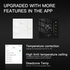 Tuya ZigBee Écran numérique Contrôleur de température intelligent eau/électricité de plancher Thermostat de chaudière à eau/au gaz compatible avec Alexa et Google Assistant