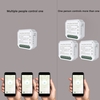 Tuya Zigbee DIY One Way Smart Switch Small Body APP Télécommande Zigbee Switch Minuterie Interrupteur Compatible avec Google Home/Nest & Alexa