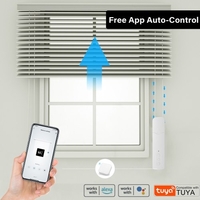 Tuya ZigBee TM616EGBZTN Moteur de rideau de perles de traction intelligent Rechargeable Intelligent Home Mobile Phone Contrôle de l