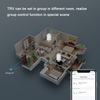 Tuya Zigbee Vannes de radiateur thermostatiques Contrôleur de température intelligent + Tuya ZigBee3.0 Passerelle de maison intelligente sans fil compatible avec Alexa Google Home