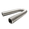 Tuyau de radiateur inférieur flexible de 24 "et acier inoxydable avec capuchons chromés V8