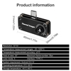 Type-C Interface 32*32 Résolution Imageur Thermique Infrarouge Multifonction Tempreature Compteur de Mesure Téléphone Portable pour Android Mobilephone avec Fonction OTG