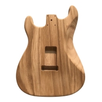 Type de bois poli corps de baril de guitare électrique en érable baril de guitare électrique non fini
