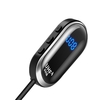 U13 Microphone Lavalier sans fil Portable UHF Système de microphone à revers sans fil Émetteur et récepteur rechargeable Compatible avec téléphone Android PC Appareil photo DSLR Enregistrement vidéo Vlogging