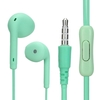 U19 3.5mm casque filaire casque intra-auriculaire Macaron couleur musique écouteur téléphone intelligent écouteurs contrôle en ligne avec microphone