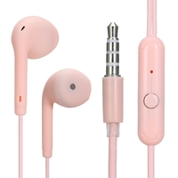 U19 3.5mm casque filaire casque intra-auriculaire Macaron couleur musique écouteur téléphone intelligent écouteurs contrôle en ligne avec microphone