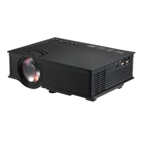 UC46 Projecteur LED 1200 Lumens 800 * 480 800: 1 Rapport de contraste Black US Plug