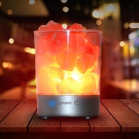 UFAWO U1 Wireless BT Speaker+Crystal Salt Rock Lamp