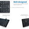 uFound R-752 souris et clavier combo 106 touches clavier de transmission 2.4G + souris sans fil 1200DPI pour bureau d