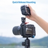 Ulanzi Mini Monitor Quick Release Mount Adapter Head 1.5KG Payload with Quick Release Plate One Key Unlock 360 ° Rotative 240 ° Tilt with 1/4 inch Interface for Monitor Camera Montage