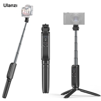 Ulanzi MT-40 Portable Extensible Selfie Stick Trépied Support De Photographie Portable Support De Trépied De Bureau Avec Vis 1/4 Pouce Obturateur À Distance Sans Fil pour Vlog Selfie Live Streaming Video Recording