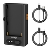Ulanzi NP-F01 chargeur de batterie de caméra multifonction pour F550/F750/F970 NP-F Batteries 22W chargeur rapide bidirectionnel avec entrée et sortie PD type-c / sorties USB-A et D-TAP
