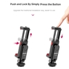Ulanzi ST-06S Support de téléphone multifonctionnel Pince Support de trépied pour téléphone Rotatif à 360 ° avec deux supports de chaussures froides pour Smartphone Vlog Selfie Enregistrement vidéo en streaming en direct