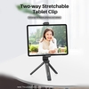 Ulanzi ST-20 Support universel pour trépied pour tablette Support de pince pour tablette réglable Utilisation horizontale verticale rotative à 360 ° avec trou de vis de 1/4 pouce double supports de chaussures froides