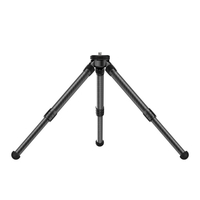 Ulanzi support de trépied de table en fibre de carbone extensible 2-hauteur 2-angle réglable 2KG charge utile avec interface 1/4 universelle pour support de téléphone reflex DSLR