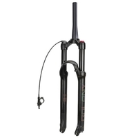 Ultra-léger 29 ``VTT Air avant fourche en alliage de magnésium rebond réglage vélo Suspension fourche amortissement d