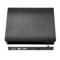 Ultra Slim Portable USB 3.0 SATA 12, 7 mm lecteur de disque optique externe case à pour PC portable Notebook