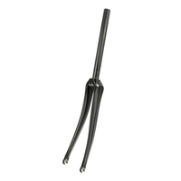 Ultraléger Full Carbon Fiber Vélo de route Fork 700C à vélo fixe 28.6mm vitesse fourche de vélo Fixie Bike Fourche avant