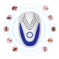 Ultrasons Plug-in Pest Souris Contrôle Répulsif Inoffensif électrique Insecte Bug Moustique Cafard Spider Répulseur AC110-230V
