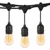 Un C220-240V 15W 10M / 32.8FT Fairy String Light Kit 2 Ampoules de rechange E27 Base S14 10PCS LED Filament IP65 Résistance à l
