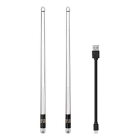 Une paire de baguettes lumineuses 15 couleurs Light Drumstick Light Up Drumsticks Jazz Drumstick Accessoires de batterie