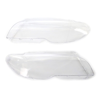 Une paire de couvre-phares en plastique Transparent couvre-phares gauche et droit de remplacement pour BMW E46 série 3 2 portes coupé 03-06
