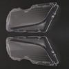 Une paire de phare cache clair lentille de phare avant lentille de remplacement pour lentille de phare avant pour BMW E46 2DR m3 325ci 01-06 base coupé 2 porte 1999-03