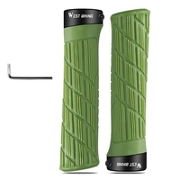 Une paire de poignées de vélo en Silicone souple vtt guidon de vélo de route antichoc anti-dérapant poignées de guidon de vélo ergonomiques