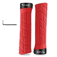 Une paire de poignées de vélo en Silicone souple vtt guidon de vélo de route antichoc anti-dérapant poignées de guidon de vélo ergonomiques