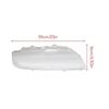 Une paire phare couverture Shell lentille en verre clair Lentille de phare 6312837530 63128375302 pour Bmw série 5 E39 518 520 523 52