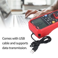 UNI-T UT61E + Multimètre numérique Gamme automatique Testeur NCV professionnel de haute précision Multimètre RMS True RMS Testeur multifonctionnel Support d