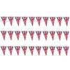 Union Jack Bunting Drapeau Union Jack Bannière Triangulaire avec 30 Drapeaux 33ft British Street Party Décorations