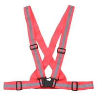 Unisex Reflective Vest Reflective Safety Waistcoat Reflective Stripe Vest Gear Stripes Jacket High Visibility for Outdoor Running Cycling Jogging Dog Walking at Night