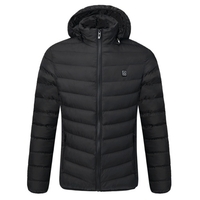 Unisexe Extérieur USB Chauffage Manteau Veste Hiver Flexible Électrique Thermique Vêtements Manches Longues Pêche Randonnée Vêtements Chauds